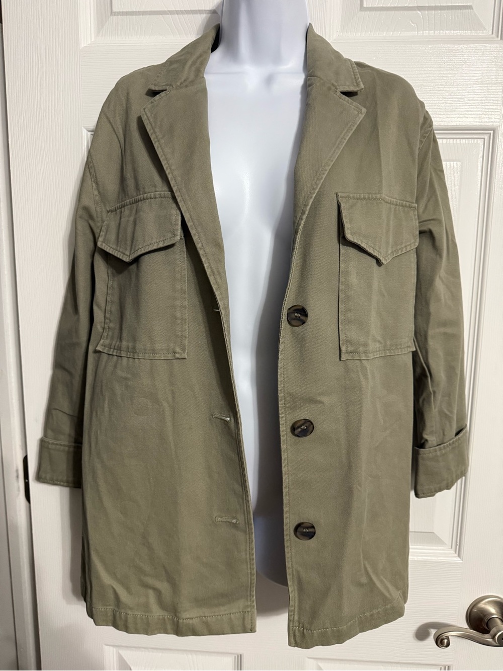 NEW Dynamite olive green utility CARGO jacket